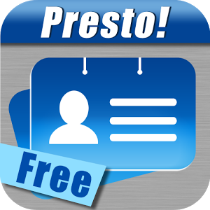 Presto business card apps