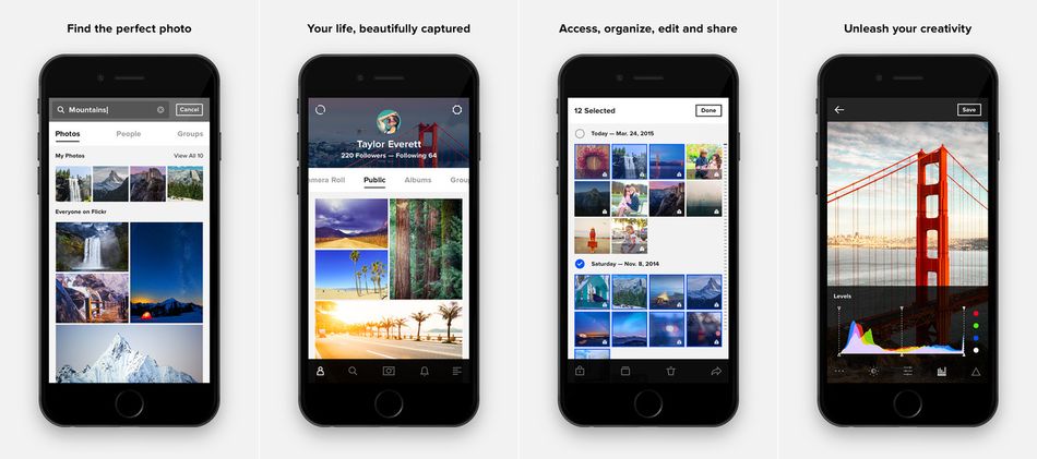 Flickr-Image Photo Editing Apps for iPhone