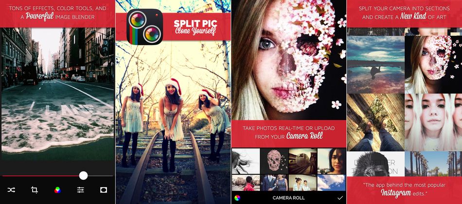 Split Pic Collage Maker Photo Editor and Cam Blender best filter edits plus awesome fx