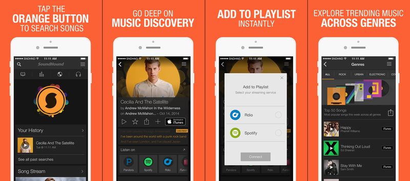 What Song is This Apps to Identify Music Online-SoundHound LiveLyrics Search Discover and Play Music