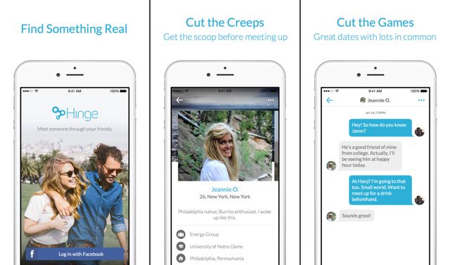 Hinge Dating Apps for iPhone