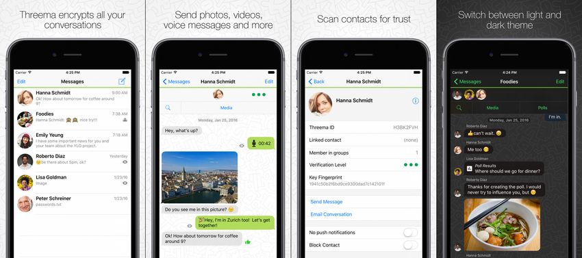 Threema Private Messaging Apps for iOS Devices